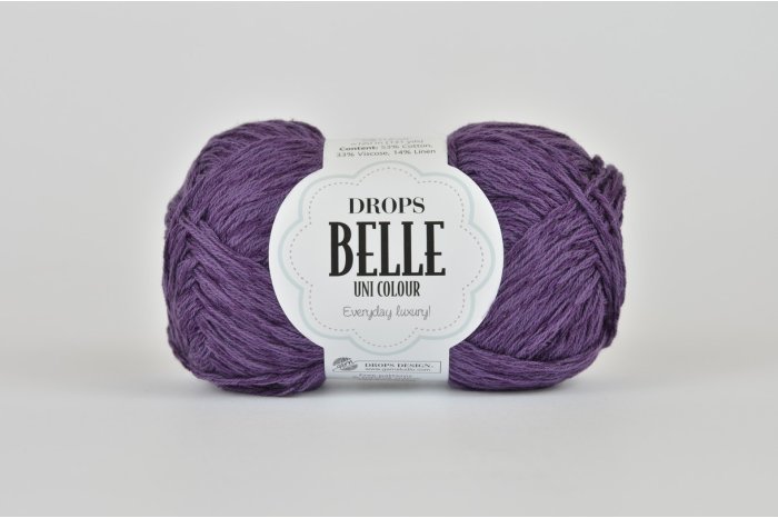 DROPS Belle - 19 ciemnofioletowy