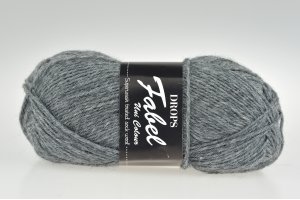 DROPS Fabel Uni Colour - szary 200