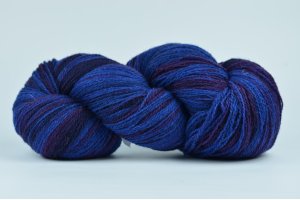 Wełna estońska 8/2 - BLUE/PURPLE - 226g