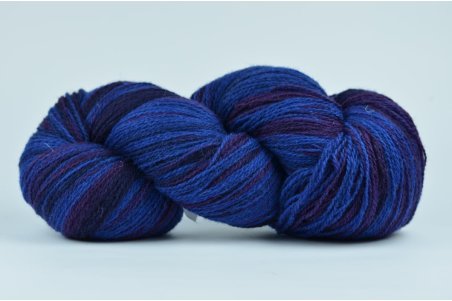 Wełna estońska 8/2 - BLUE/PURPLE - 226g