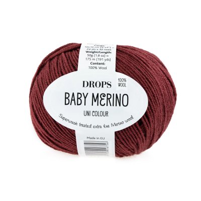 DROPS Baby Merino - 51 bordowy