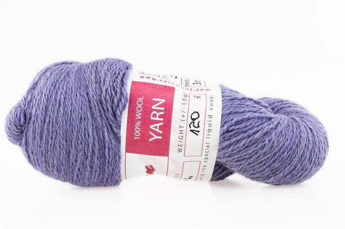 Wełna estońska 8/2 lila (40m) - 120g Wełna estońska 8/2 lila (40m) - 120g