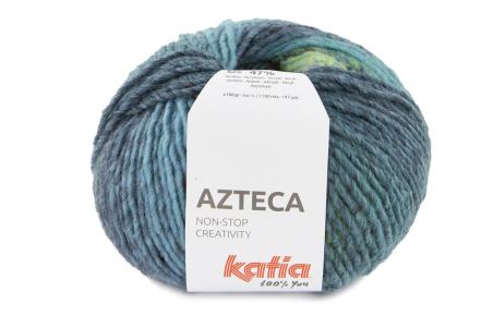 Katia Azteca  - 7886 - Zielono-niebieski-Zielony