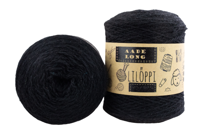 Wełna estońska 8/2 - Black Wełna estońska 8/2 - Black