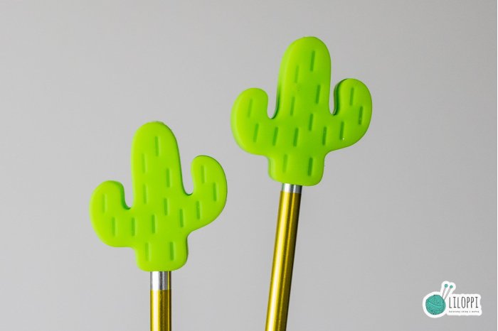 Zatyczki na druty - Green Cactus