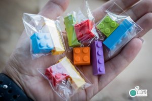 Ozdobne markery klocki lego - 2 szt.