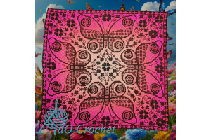 Zestaw włóczek na koc ZEN TANGLE BUTTERFLIES