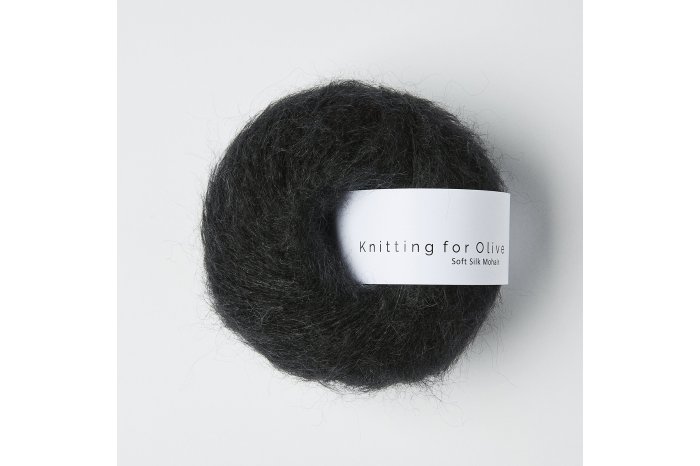 Knitting for Olive Soft Silk Mohair - Licorice