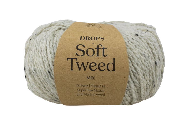 DROPS Soft Tweed - 20 sól i pieprz