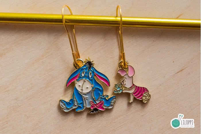 Ozdobne markery kłapouchy i prosiaczek - 2 szt.