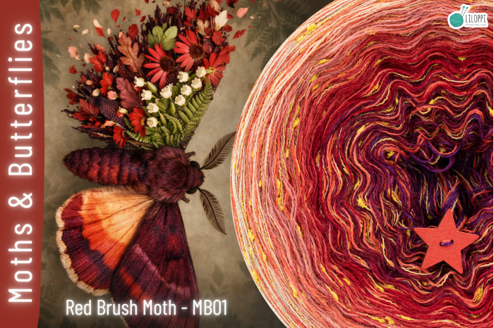 RED BRUSH MOTH (MB1)