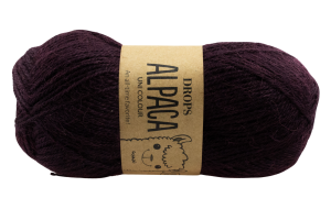 DROPS Alpaca - 9044 ciemne winogrona