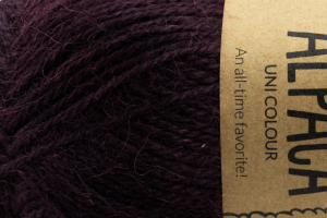 DROPS Alpaca - 9044 ciemne winogrona