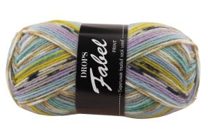 DROPS Fabel Long Print - unicorn party 921