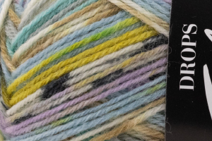 DROPS Fabel Long Print - unicorn party 921