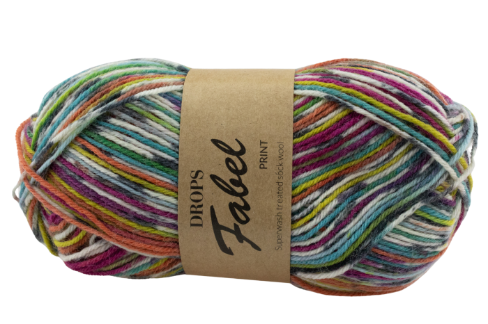 DROPS Fabel Print - fantasy land 921