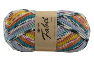 DROPS Fabel Print -  country fair 923