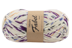 DROPS Fabel Print -  tort confetti 924