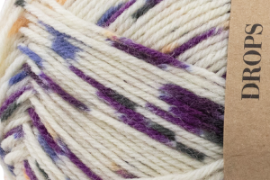 DROPS Fabel Print -  tort confetti 924