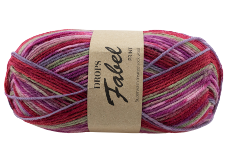 DROPS Fabel Long Print -  piknik 911