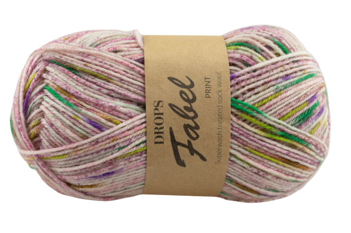 DROPS Fabel Print -  lawendowe pola 927