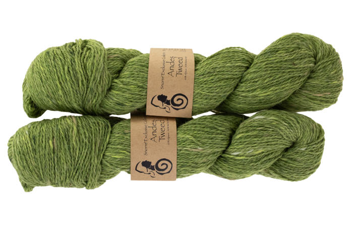 Viking Garn Andes Tweed - 232 Lys grønn