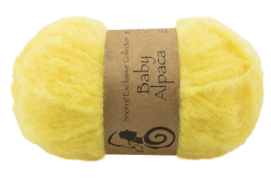 Viking Garn Baby Alpaca - 340 Lys gul