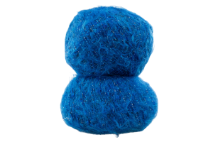 Romantic - 43 niebieski + lureks srebrny