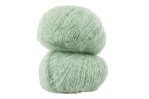 Romantic - 07 mięta + lureks srebrny