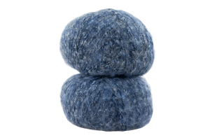 Romantic - 37 dżinsowy + lureks srebrny