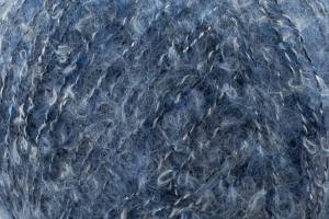 Romantic - 37 dżinsowy + lureks srebrny