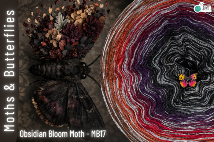 OBSIDIAN BLOOM MOTH - MB17