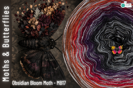 OBSIDIAN BLOOM MOTH - MB17