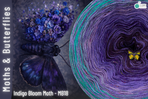 INDIGO BLOOM MOTH - MB18