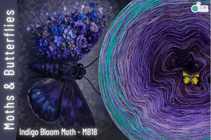 INDIGO BLOOM MOTH - MB18