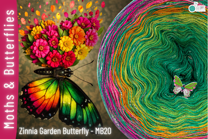 ZINNIA GARDEN BUTTERFLY - MB20