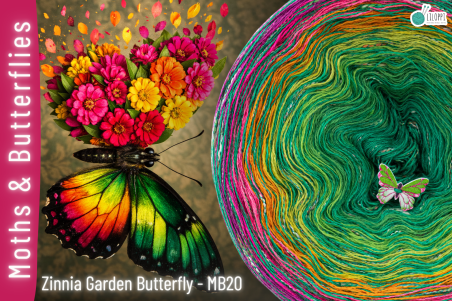 ZINNIA GARDEN BUTTERFLY - MB20