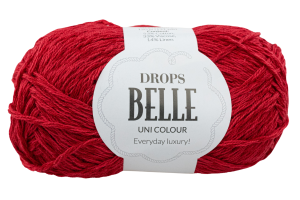 DROPS Belle - 29 czerwony