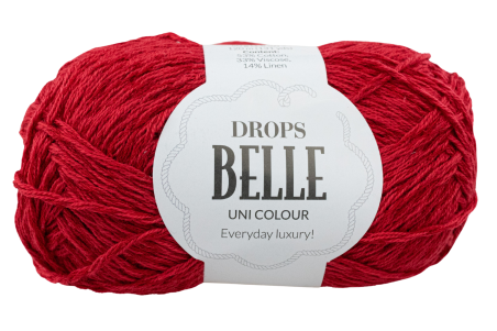 DROPS Belle - 29 czerwony