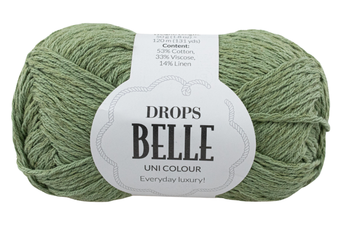 DROPS Belle - 10 zielony mech