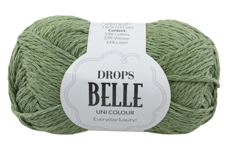 DROPS Belle - 10 zielony mech