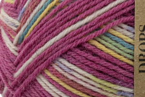 DROPS Fabel Print - różowe marzenie 161