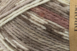 DROPS Fabel Print - mleczna czekolada 912