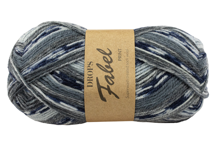 DROPS Fabel Print - zima 913
