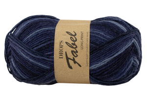 DROPS Fabel Print - głębia oceanu 917