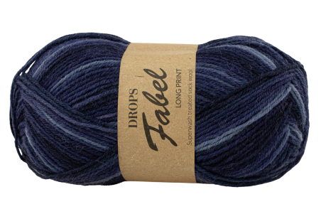 DROPS Fabel Print - głębia oceanu 917