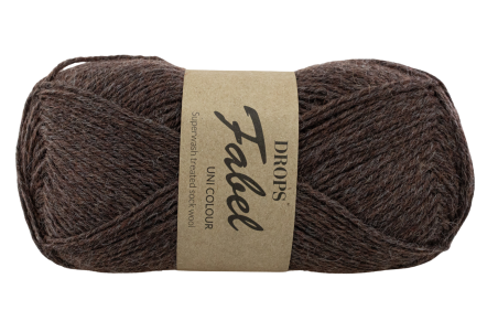 DROPS Fabel Uni Colour - brąz 300