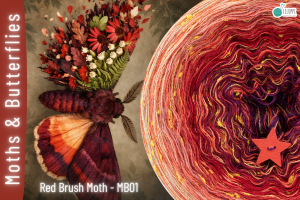 RED BRUSH MOTH - MB1
