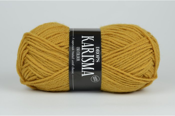 DROPS Karisma - 52 ciemna musztarda